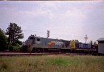 CSX 3105 leads a northbound train